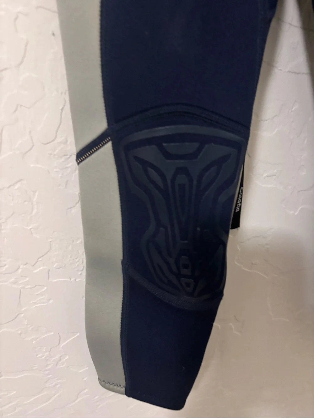 Goldfin Blue and black neoprene wetsuit with gray panels size 2